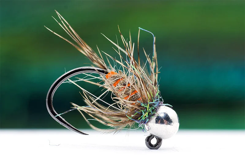 Troutline Tactical GRHE and Orange Nymph BL Jig